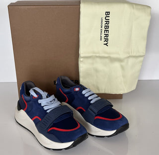 Мужские синие кроссовки Burberry Ramsey NIB Oceanic Blue 11 US (44 EU) 8045534 Италия 