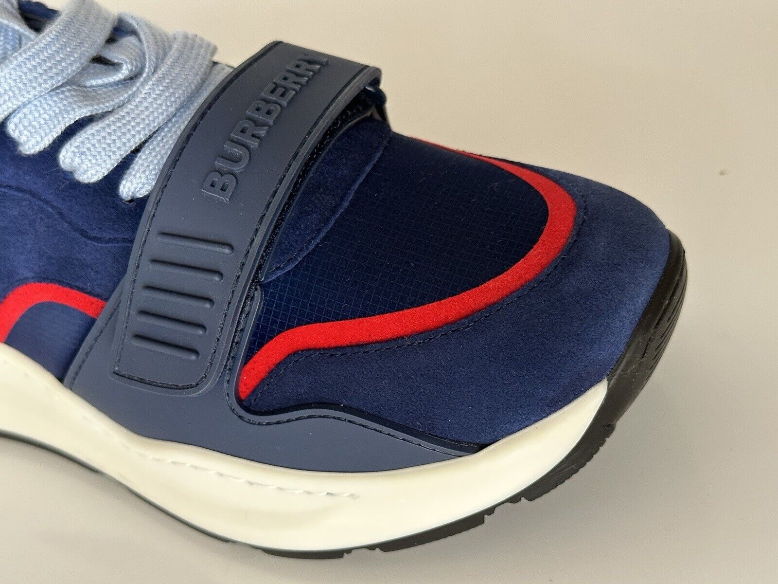 NIB Burberry Ramsey Oceanic Blue Sneakers für Herren 11 US (44 Eu) 8045534 Italien 