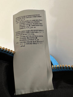 NWT $1195 Versace Маленькая синяя стеганая сумка из кожи ягненка 1008827 Италия 