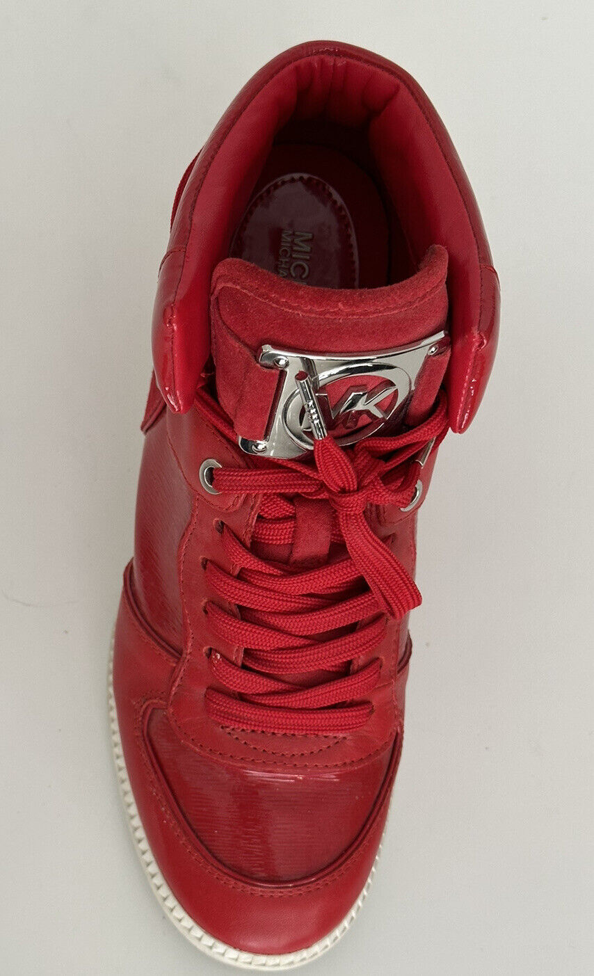 Michael Kors Nikko High Top Ledersneaker Rot Größe 8 US (38,5 Euro)