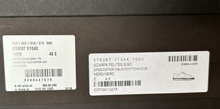 Мужские эспадрильи без шнуровки Bottega Veneta, стоимость 620 долларов США, черные 10 США (43) 578267