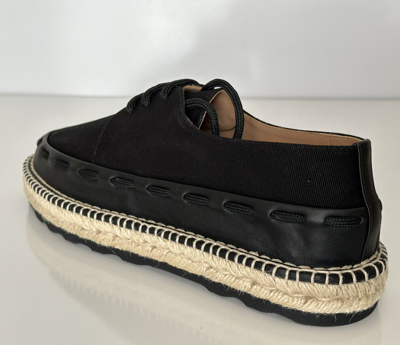 NIB $620 Bottega Veneta Men's Slip-on Espadrilles Shoes Black 10 US (43) 578267