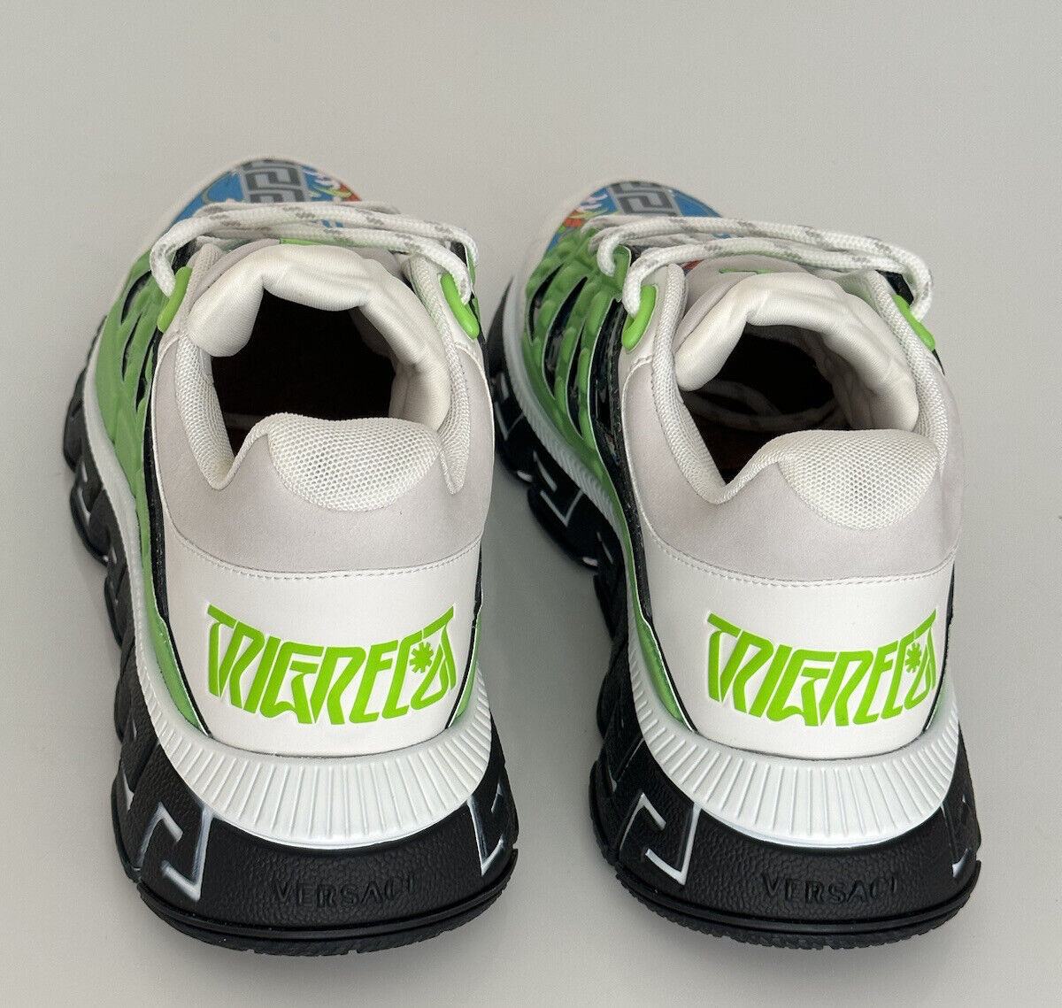 NIB Versace Herren Barock Chain Reaction Sneakers Mehrfarbig 12,5 (45,5) DSU8094 