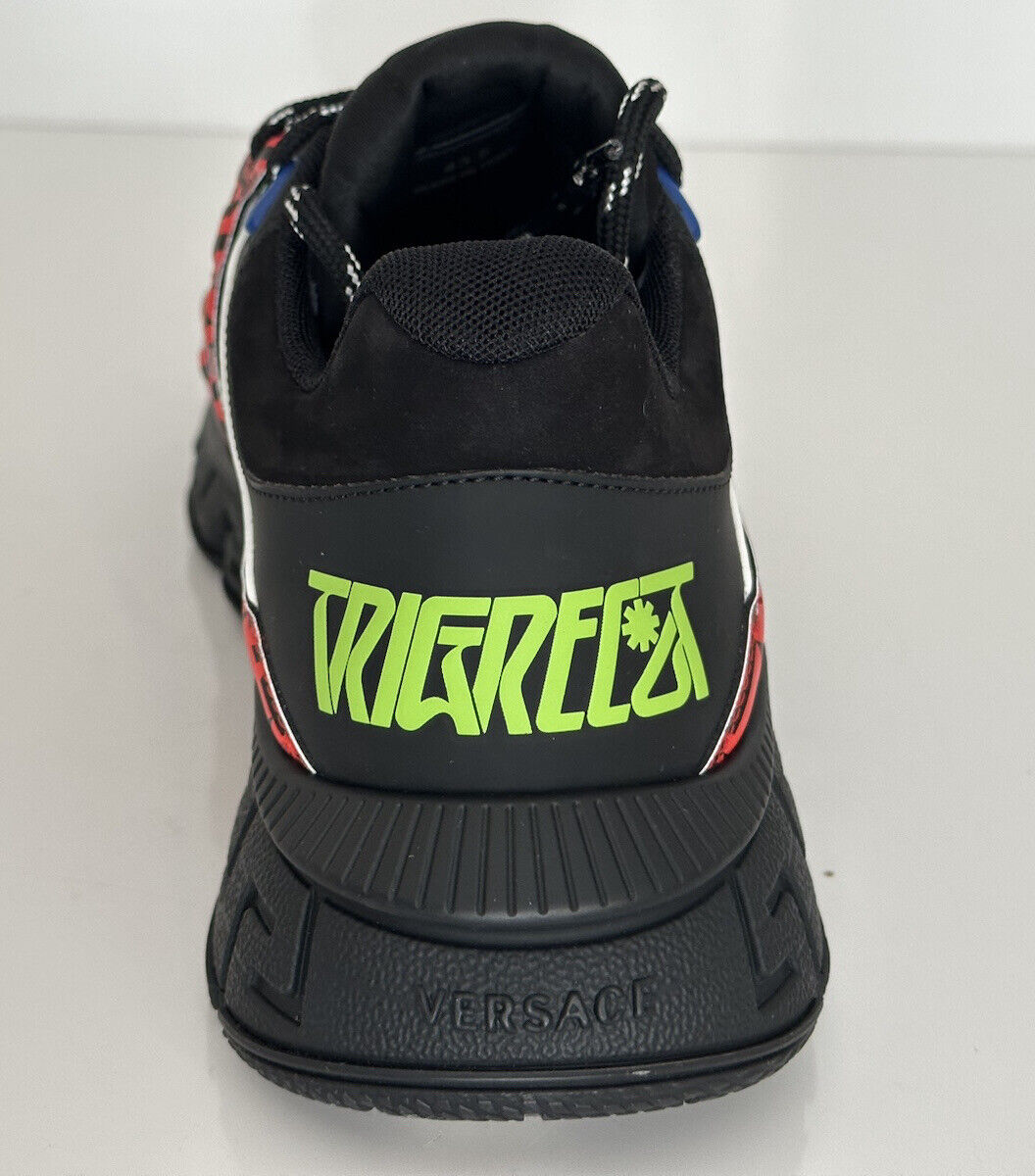 NIB Versace Men's Greca Chain Reaction Sneakers Black 12 (45 Euro) IT DSU8094 IT
