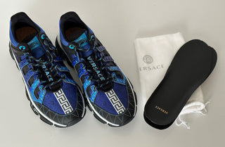 Мужские кроссовки NIB Versace Greca Chain Reaction синие 13,5 (46,5) IT DSU8094 IT 