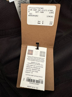 NWT $320 Бейсболка Burberry London из хлопка цвета хаки M (57 см) 8030209 Италия
