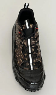 Мужские свадебные коричневые кожаные кроссовки Burberry Arthur за 870 долларов США 9 США (42) 8021778 IT 