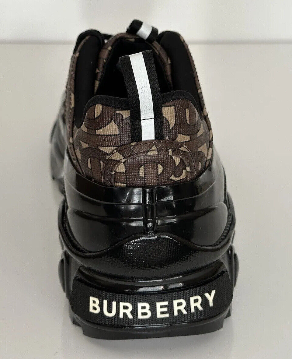 NIB 870 $ Burberry Arthur Herren-Braut-Sneaker aus braunem Leder 9 US (42) 8021778 IT 