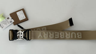 NWT 440 долларов США Нейлоновый коричневый ремень Burberry TB Monogram 40/100 8051511 Сделано в Италии 