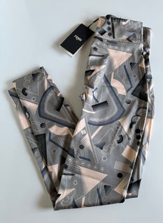 NWT 470 $ Fendi Damen-Trainingshose aus gestricktem Stoff, Größe S, hergestellt in Italien, FAB308 