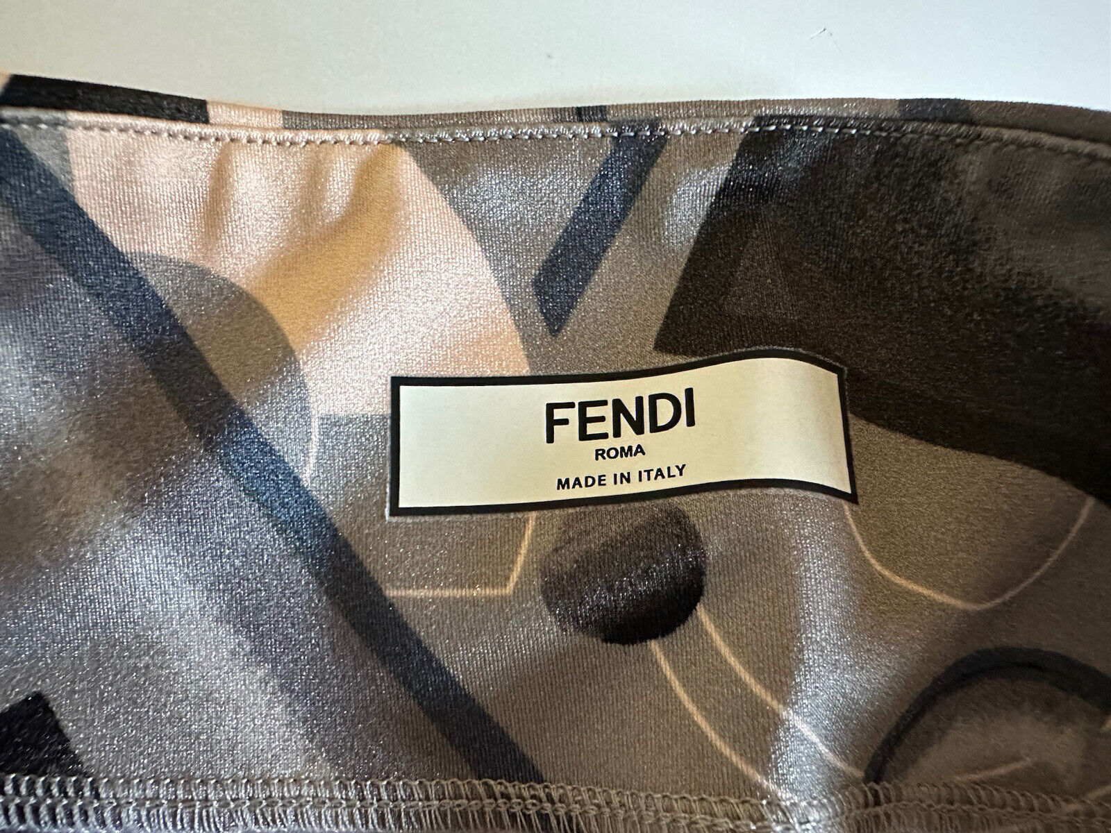 NWT 470 $ Fendi Damen-Trainingshose aus gestricktem Stoff, Größe S, hergestellt in Italien, FAB308 