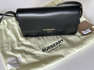 NWT Burberry Grace Mini Кожаная сумка через плечо Черный 3980825 80670901 Италия 