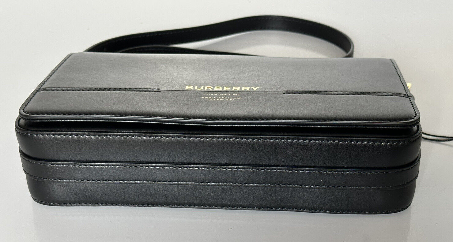 Neu mit Etikett: Burberry Grace Mini Leder Umhängetasche Schwarz 3980825 80670901 Italien 