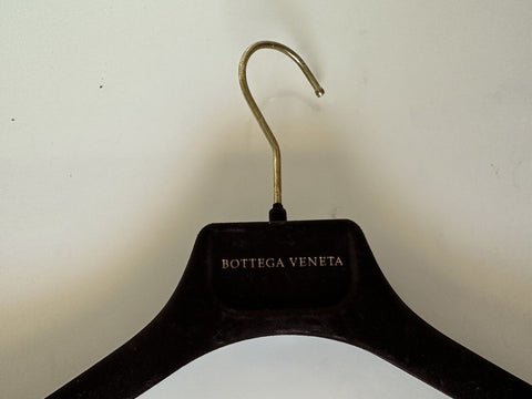 NWT $700 Bottega Veneta Men's Intrecciato Cotton Terry Bath Robe Brown M 656097