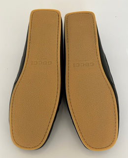 Мужские кожаные мокасины NIB Gucci Interlocking G, черные 13,5 (13G) 655519 IT 
