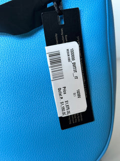 NWT $1875 Versace Сумка-хобо среднего размера из кожи теленка Medusa синего цвета 1000699 IT 