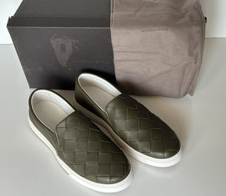 NIB Туфли Kaki из телячьей кожи с резиновой подошвой Bottega Veneta 760 долларов США 13 608751 