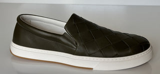 NIB Туфли Kaki из телячьей кожи с резиновой подошвой Bottega Veneta 760 долларов США 13 608751 