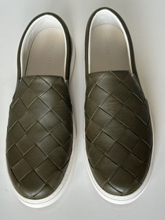 NIB Туфли Kaki из телячьей кожи с резиновой подошвой Bottega Veneta 760 долларов США 13 608751 