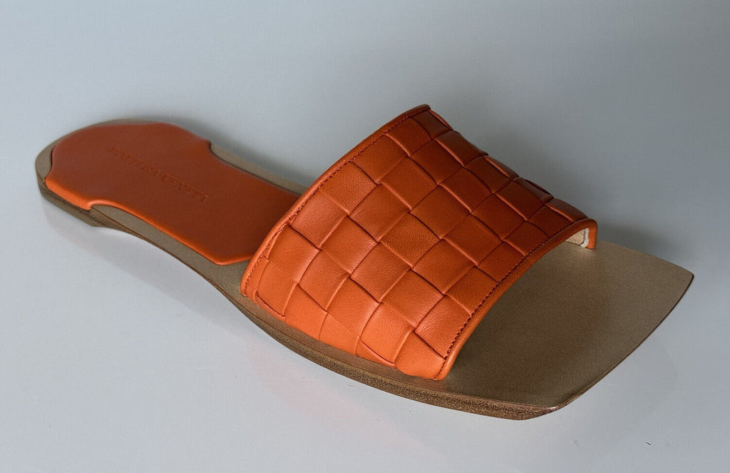 Кожаные сандалии без шнуровки Bottega Veneta Burned Orange за 620 долларов США 10 США (40) 578372 