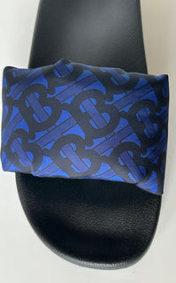 Мужские шлепанцы Burberry Furley Puff TB, синие сандалии NIB, 570 долларов США, 10 США (43) 8048585 