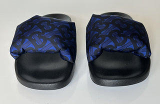 Мужские шлепанцы Burberry Furley Puff TB, синие сандалии NIB, 570 долларов США, 10 США (43) 8048585 