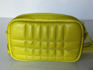 NWT $1250 Burberry Lola TB Маленькая кожаная сумка через плечо Vivid Lime 8052246 Италия 