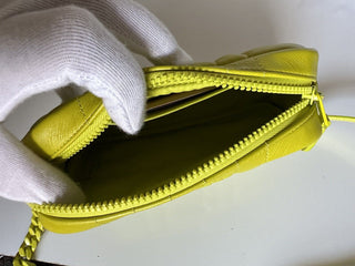 NWT $1250 Burberry Lola TB Маленькая кожаная сумка через плечо Vivid Lime 8052246 Италия 