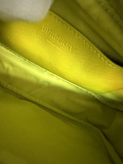 NWT $1250 Burberry Lola TB Маленькая кожаная сумка через плечо Vivid Lime 8052246 Италия 