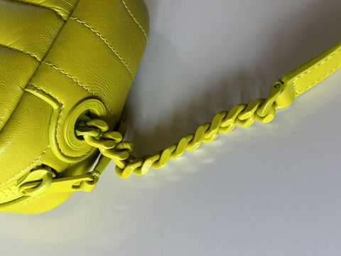 NWT $1250 Burberry Lola TB Маленькая кожаная сумка через плечо Vivid Lime 8052246 Италия 