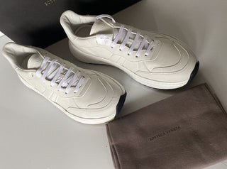 NIB 850 долларов США Bottega Veneta Мужские белые кроссовки из телячьей кожи 12,5 45,5 565646 9117