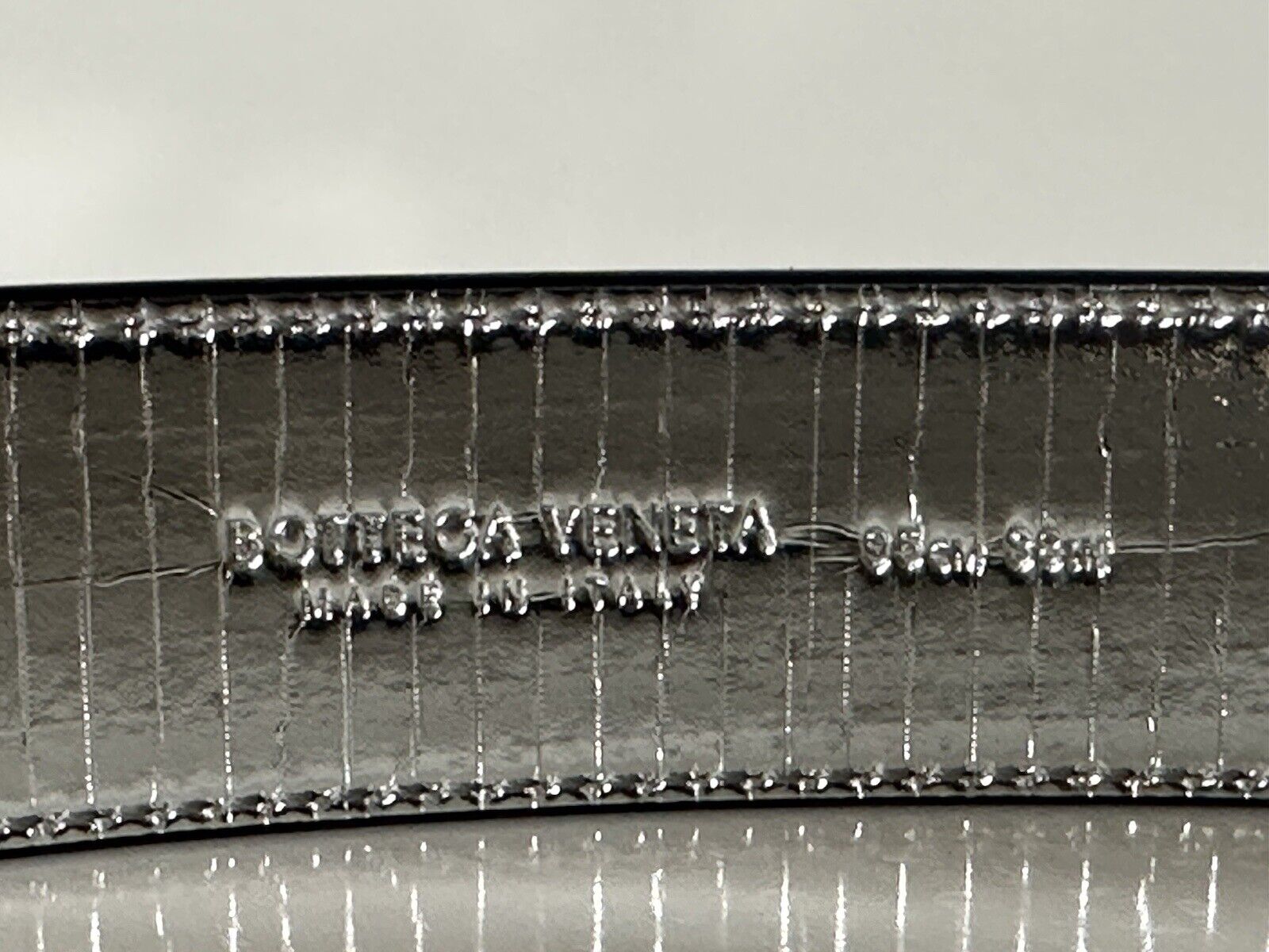 NWT 380 долларов США Bottega Veneta Коричневый плетеный эластичный ремень в полоску 36/90 IT 649613