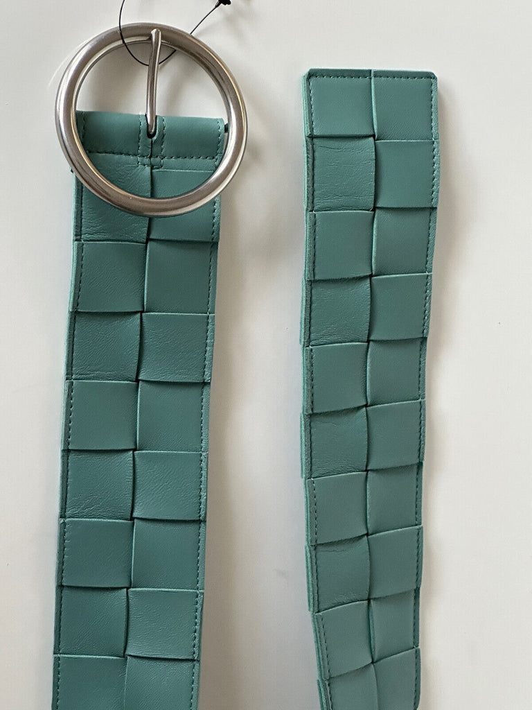 NWT $850 Ремень Bottega Veneta Intrecciato из кожи наппа 36/90 IT 577933 