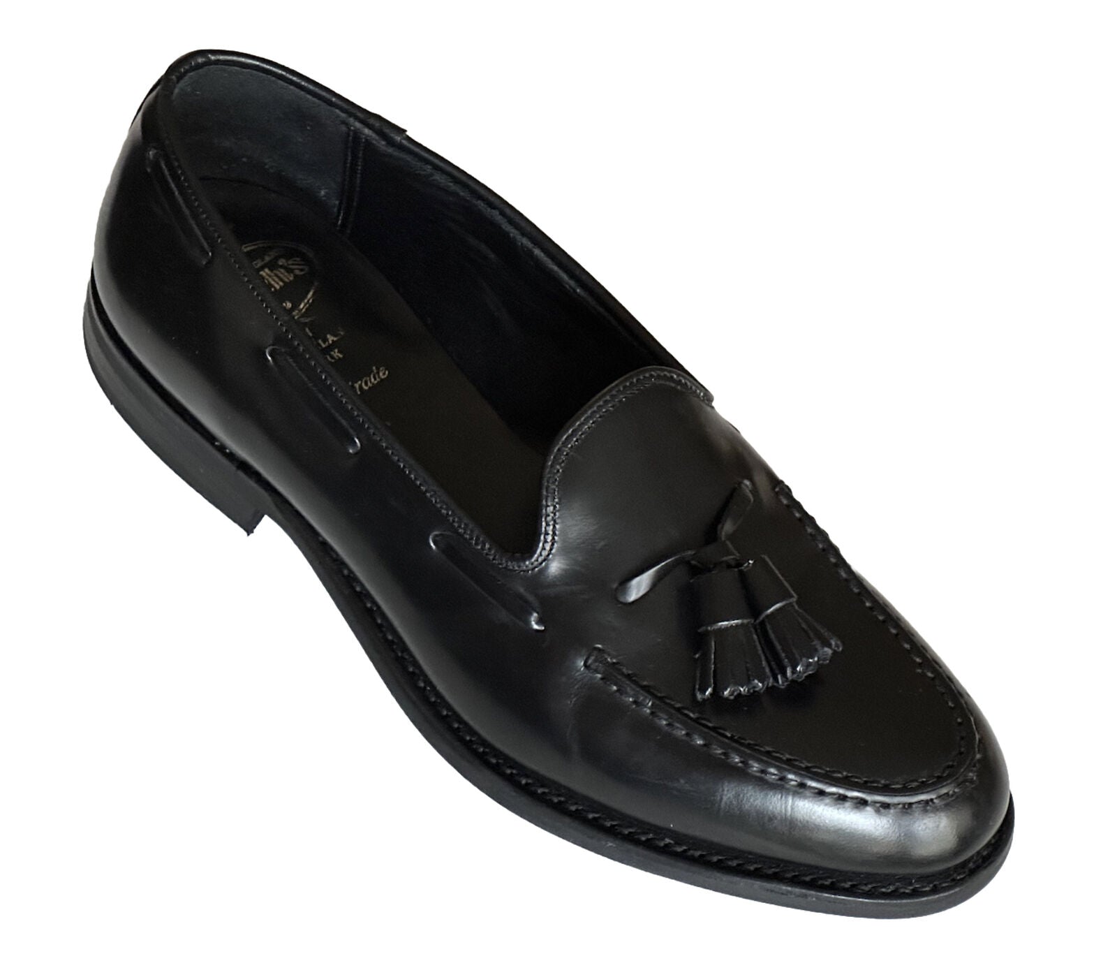 Мужские черные кожаные туфли-шиканы Church's Binder 10 US EDC040 UK 