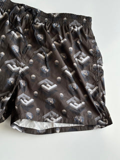 Мужские черные боксеры для плавания Fendi FF, 620 долларов США, 36 США (52 евро), Италия FXB077AL45 
