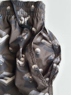 Мужские черные боксеры для плавания Fendi FF, 620 долларов США, 36 США (52 евро), Италия FXB077AL45 