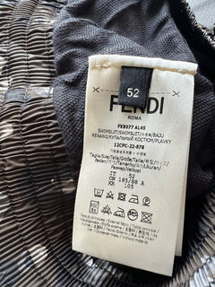 Мужские черные боксеры для плавания Fendi FF, 620 долларов США, 36 США (52 евро), Италия FXB077AL45 