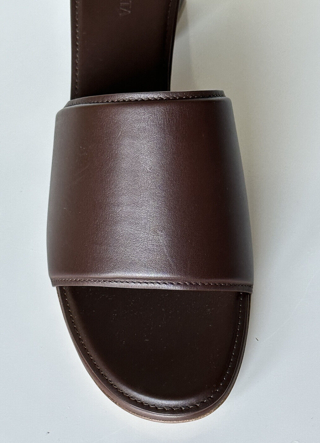 NIB $760 Bottega Veneta Calf Leather Sandals Shoes Brown 9 US 651378 Italy