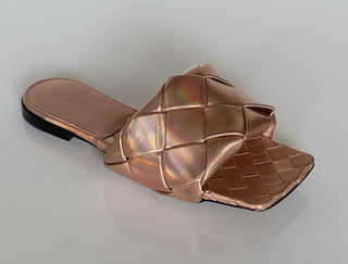 NWT $1350 Bottega Veneta Lido Violet — Сандалии на плоской подошве Old Rose, обувь 7,5 США, 608853 