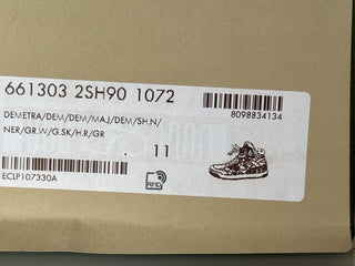 NIB Gucci Basket Demetra Кожаные разноцветные высокие кеды 11,5 США 661303 IT 