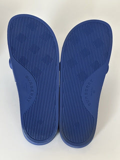 Мужские шлепанцы Furley Royal Blue за 420 долларов США Burberry Eyelet 10 США 8049674 IT 