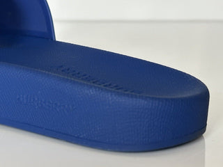 Мужские шлепанцы Furley Royal Blue за 420 долларов США Burberry Eyelet 10 США 8049674 IT 