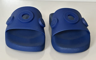 Мужские шлепанцы Furley Royal Blue за 420 долларов США Burberry Eyelet 10 США 8049674 IT 