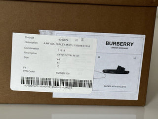 Мужские шлепанцы Furley Royal Blue за 420 долларов США Burberry Eyelet 11 США 8049674 IT 
