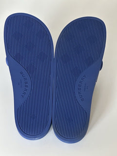 Мужские шлепанцы Furley Royal Blue за 420 долларов США Burberry Eyelet 11 США 8049674 IT 