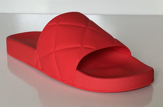 Резиновые сандалии Bottega Veneta Slider с узором Tomato 10, США (43) 640050, NIB 390 долларов США