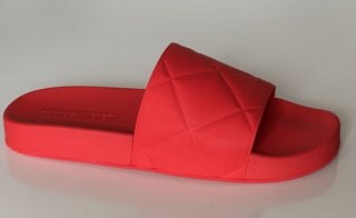 Резиновые сандалии Bottega Veneta Slider с узором Tomato 10, США (43) 640050, NIB 390 долларов США