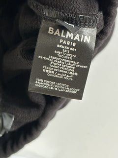 СЗТ 331 доллар США. Черные джоггеры с логотипом для мальчиков Balmain, размер 4, сделано в Португалии.