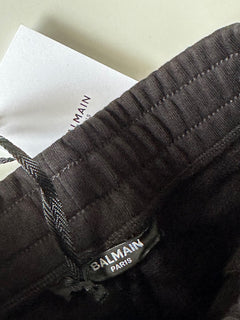 СЗТ 331 доллар США. Черные джоггеры с логотипом для мальчиков Balmain, размер 4, сделано в Португалии.