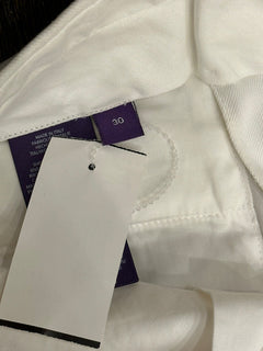 Мужские классические брюки кремового цвета из вискозы и шелка Ralph Lauren Purple Label, NWT, 695 долларов США, 30 США